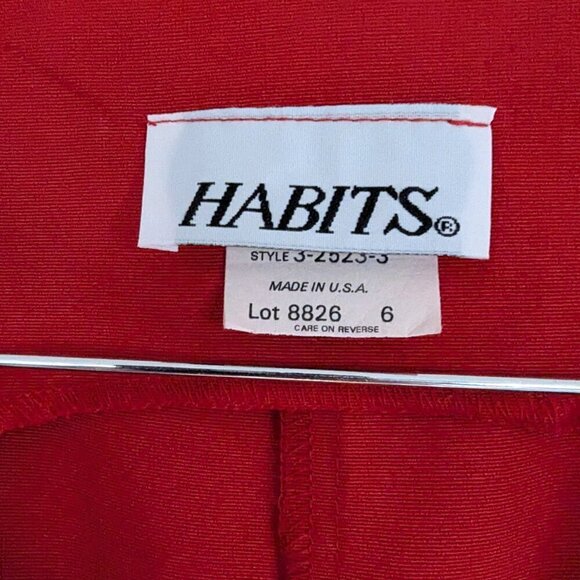 Vintage Red Shirt Dress, Sleeveless Mother of Pearl Buttons, Flouncy Dress - Picture 5 of 8